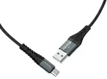 Cablu USB Hoco X38 Cool Charging For Type-C, negru