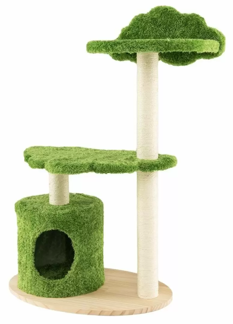 Когтеточка для кошек Costway PV10130GN, зеленый