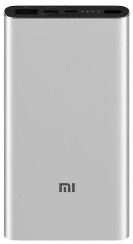 Acumulator Xiaomi Mi Power Bank 3, 10000 mAh, argintiu pe tehnoparc.md Acumulator Xiaomi Mi Power Bank 3, 10000 mAh, argintiu