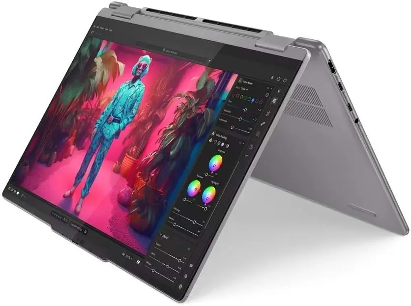 Laptop Lenovo Yoga 7 2-in-1 14AHP9 (14.0"/FHD/Ryzen 7 8840HS/16GB/1TB/Win 11), gri pe tehnoparc.md Laptop Lenovo Yoga 7 2-in-1 14AHP9 (14.0"/FHD/Ryzen 7 8840HS/16GB/1TB/Win 11), gri