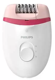 Epilator Philips BRE255/00, alb/roz