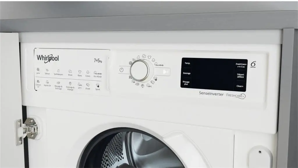 Встраиваемая стиральная машина Whirlpool BI WDWG 751482 EU N, белый