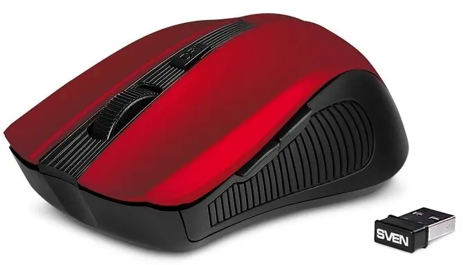 Мышка Sven RX-350W, красный