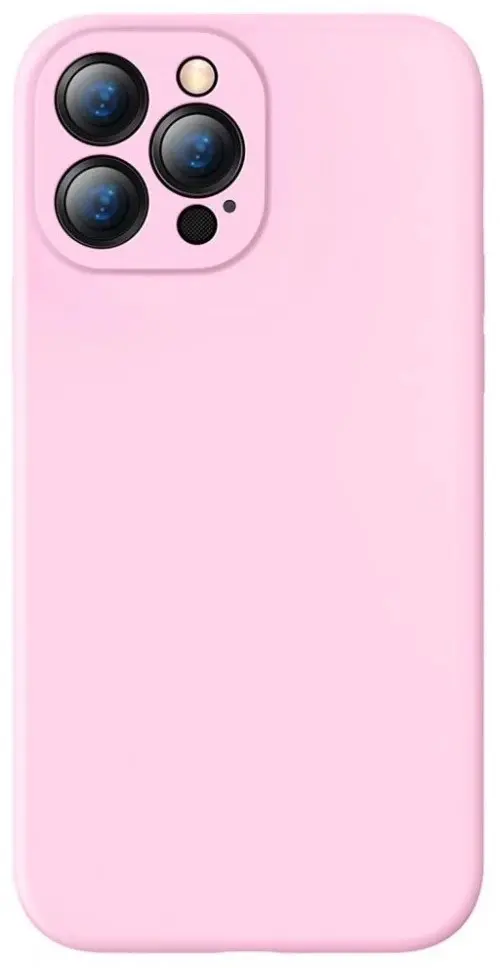 Husă de protecție Baseus Liquid Silica Gel Protective Case For iPhone 13 Pro, roz