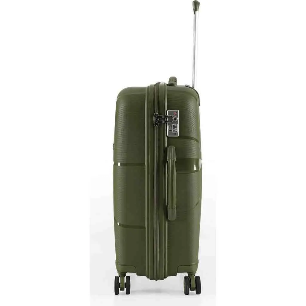 Комплект чемоданов CCS 5264 Set, хаки