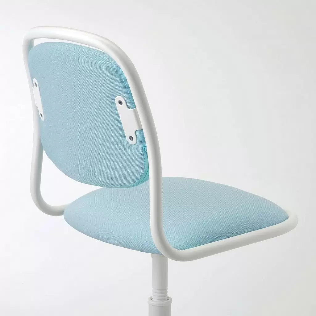 Scaun pentru copii IKEA Orfjall, alb/albastru wissle/verde