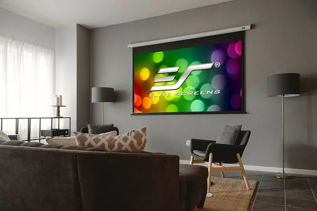 Ecran de proiecție Elite Screens VMAX119XWS2 (214x214cm), alb