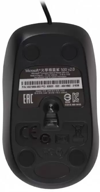 Мышка Microsoft Compact Optical Mouse 500, черный