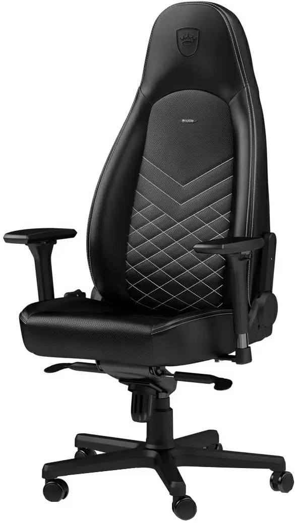 Компьютерное кресло Noblechairs NBL-ICN-PU-BPW, черный/белый