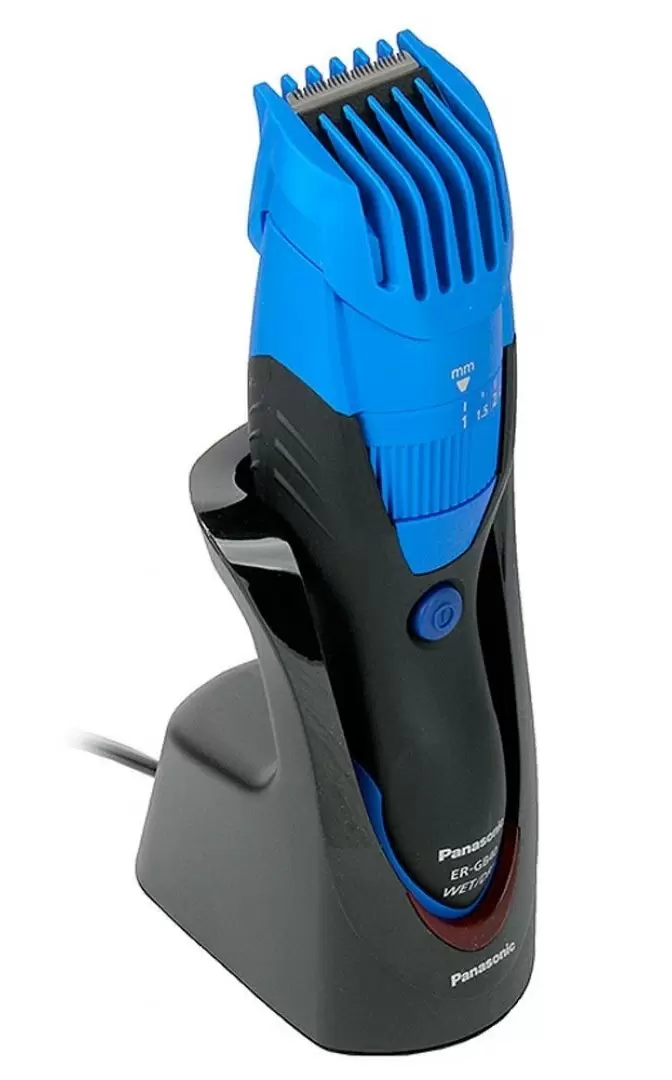 Машинка для стрижки волос Panasonic ER-GB40-A520, синий/черный