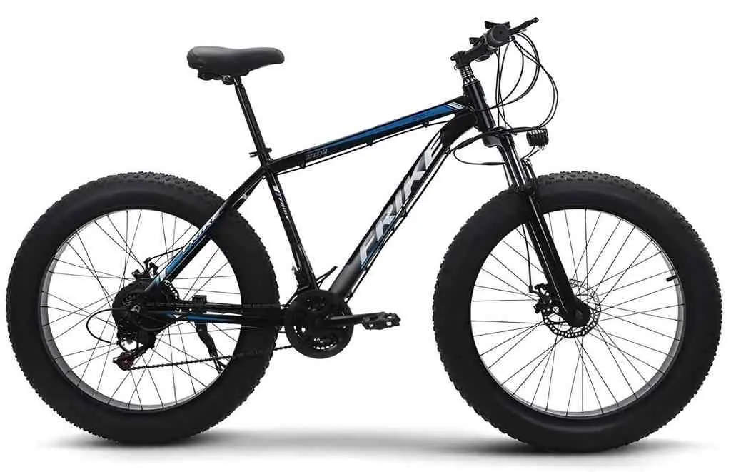 Велосипед Frike Fatbike 26, черный/синий
