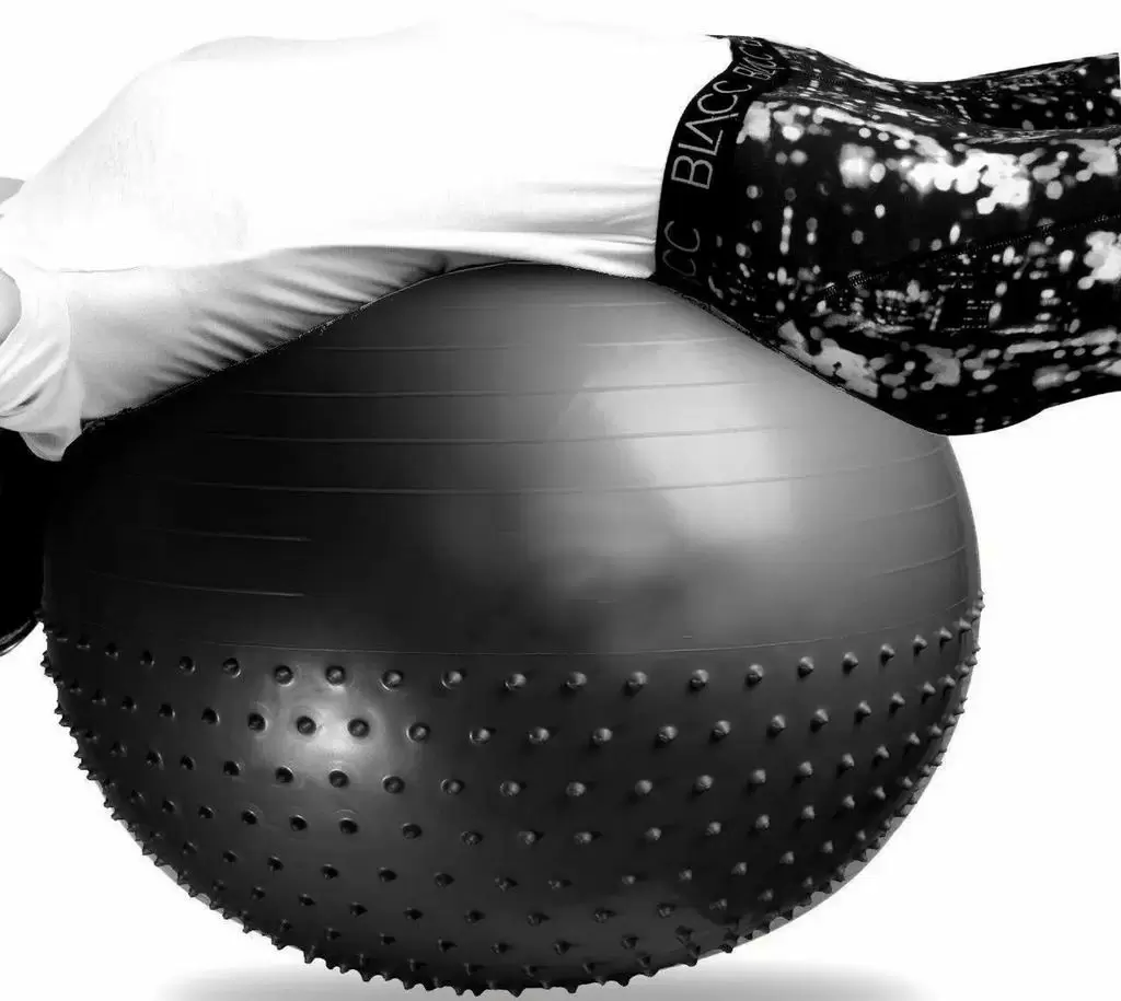 Мяч для массажа Dhs 75см, темно-серый