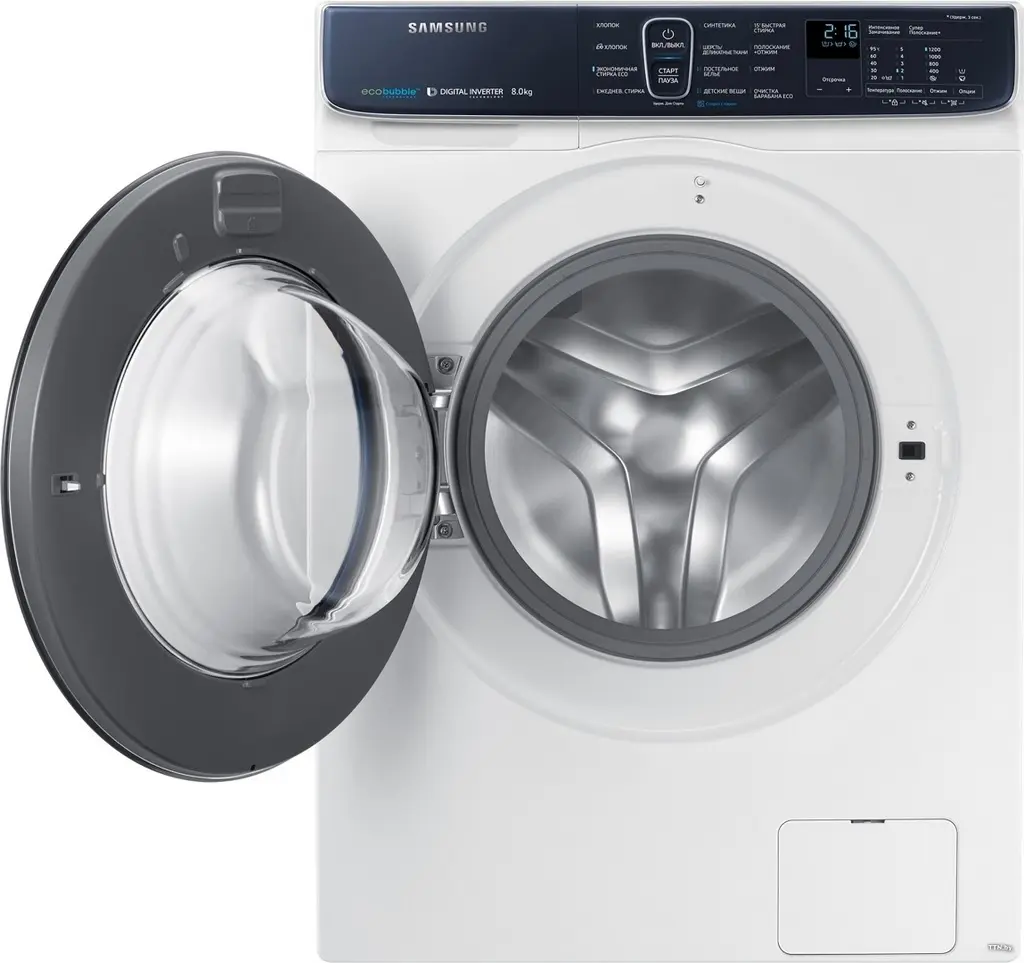 Maşină de spălat rufe Samsung WW80K52E61WDBY, alb