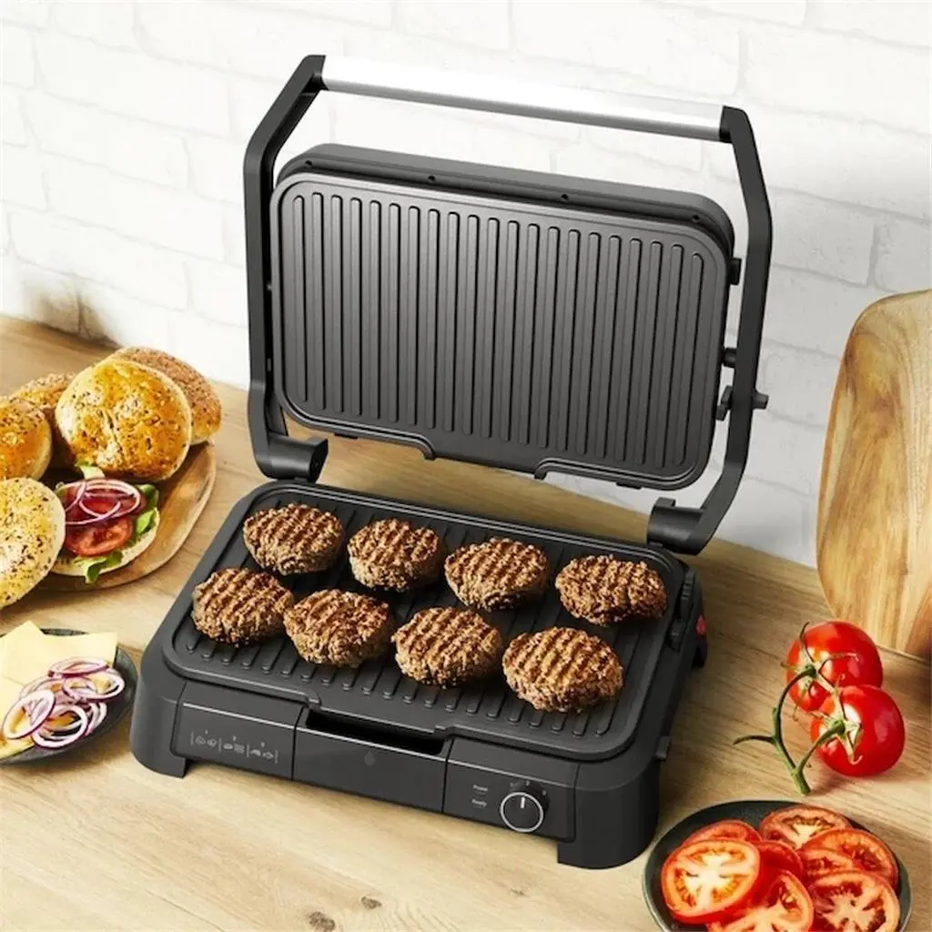 Электрогриль Tefal GC520DE0, нержавеющая сталь на tehnoparc.md Электрогриль Tefal GC520DE0, нержавеющая сталь