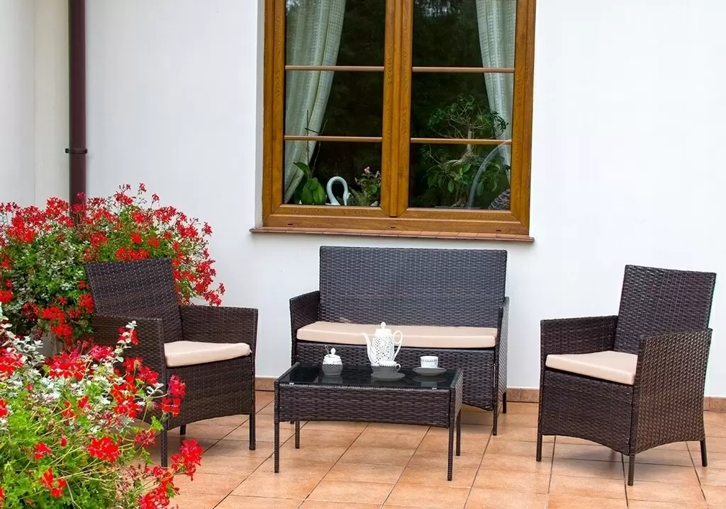 Set mobilă de grădină Jumi OM-885943, cafeniu