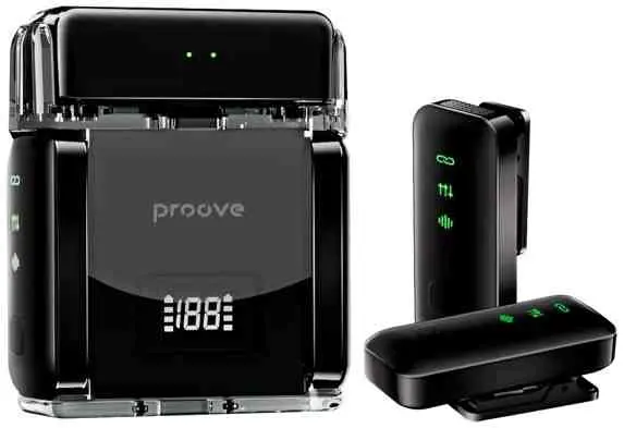 Микрофон Proove Live Lightning/Type C (2 mic), черный на tehnoparc.md Микрофон Proove Live Lightning/Type C (2 mic), черный