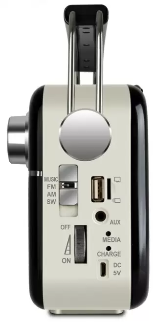 Radio portabil Sven SRP-505, alb/negru