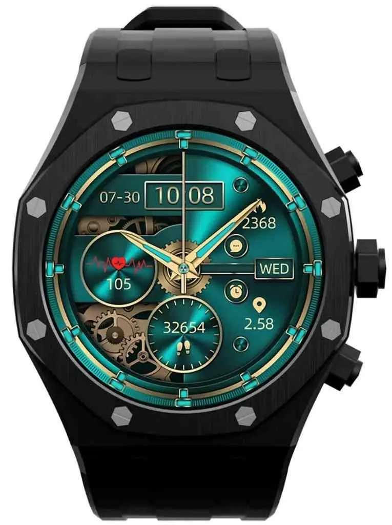 Smartwatch Charome T12 Amoled, negru