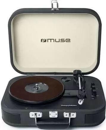Vinyl Audio System Muse MT-201 DG, negru