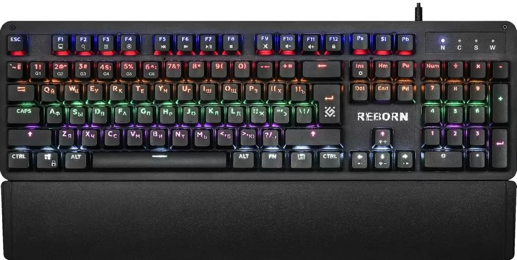 Tastatură Defender Reborn GK-165DL, negru