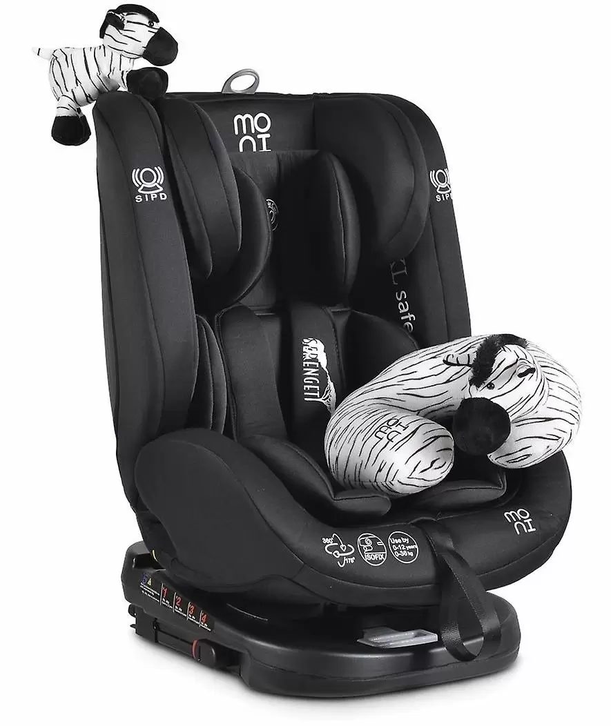 Scaun auto Moni Serengeti Isofix, negru