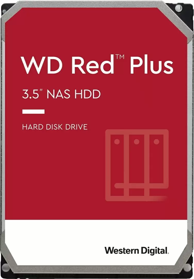 Жесткий диск WD Red Plus 3.5" WD120EFBX, 12ТБ