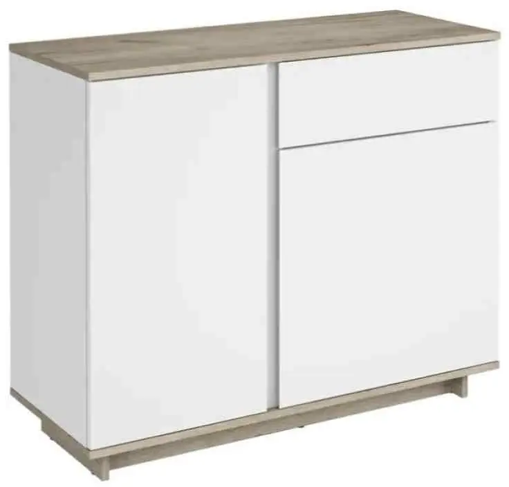 Комод Magnusplus Concept 2D1S 1000x820x400, серый дуб/нимфея альба