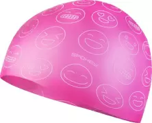Шапочка для плавания Spokey Emoji, розовый