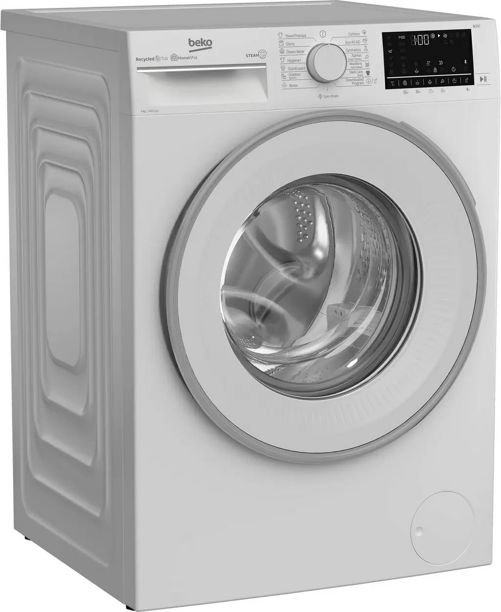 Maşină de spălat rufe Beko B3WFU7744WB, alb