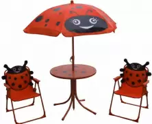 Set mobilă de grădină pentru copii Strend Pro Melisenda Ladybug 1+2, roșu