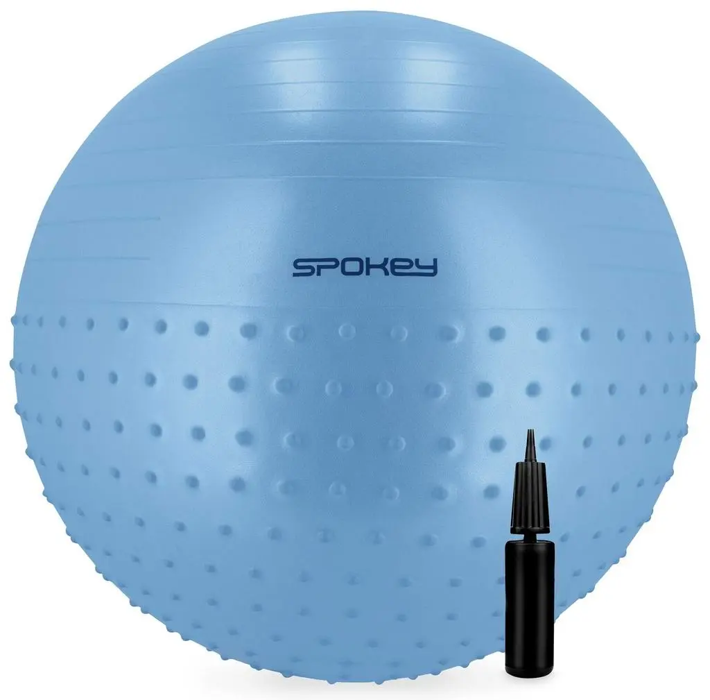 Fitball Spokey Half Fit 55cm, albastru