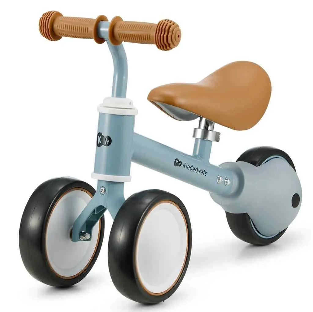 Bicicletă fără pedale KinderKraft Cutie, albastru deschis