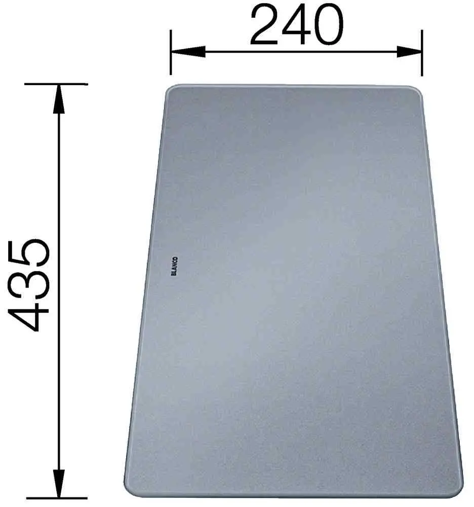 Placă de tăiat chiuvete de bucătărie Blanco 227697, gri