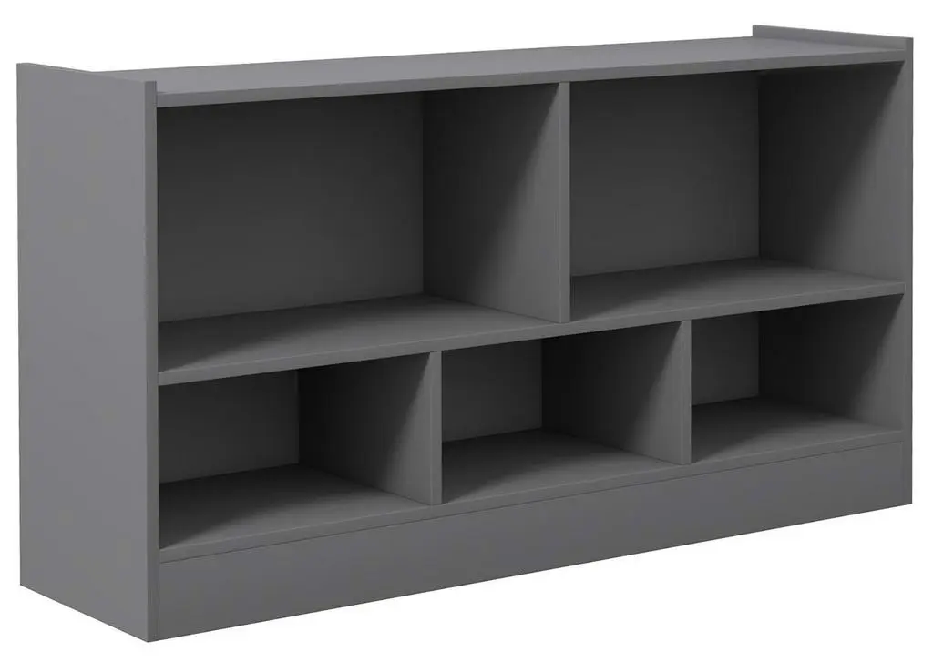Tumbă-organizator pentru jucării Costway CB10297GR, gri pe tehnoparc.md Tumbă-organizator pentru jucării Costway CB10297GR, gri
