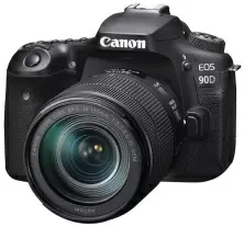 Зеркальный фотоаппарат Canon EOS 90D + EF-S 18-135mm f/3.5-5.6 IS nano USM Kit, черный