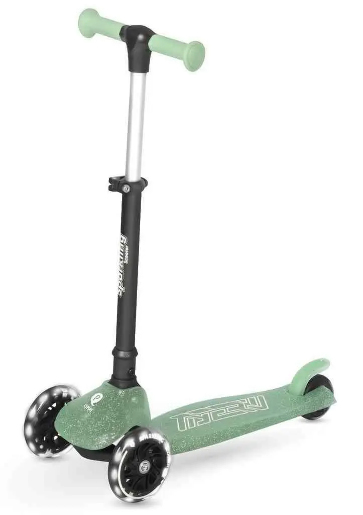 Trotinetă Qplay Sparkling, verde