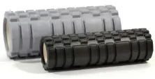 Валик для массажа Enero Duo Roller, серый/черный на tehnoparc.md Валик для массажа Enero Duo Roller, серый/черный