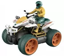 Jucărie teleghidată Crazon Amphibious Stunt Motorcycle with Deformation 1:14, alb