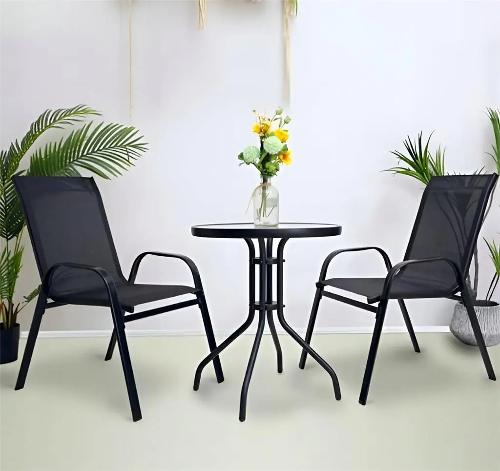 Set mobilă de grădină GardenLine SAD5895, negru pe tehnoparc.md Set mobilă de grădină GardenLine SAD5895, negru