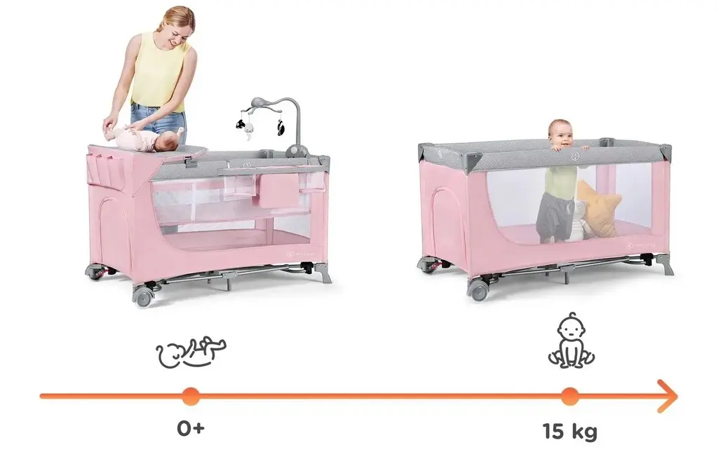 Pat pliabil KinderKraft Leody, roz