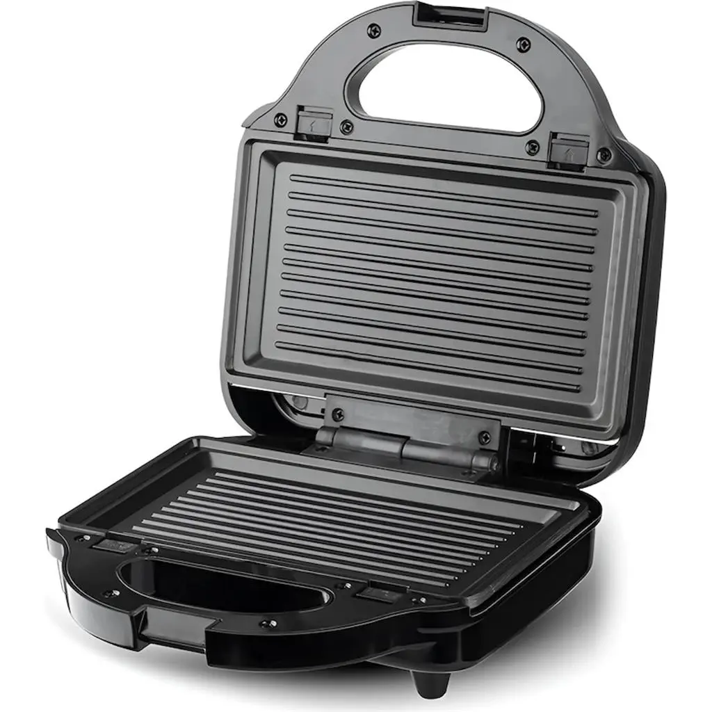 Aparat pentru preparat sandwich Raf R.210B, inox/negru pe tehnoparc.md Aparat pentru preparat sandwich Raf R.210B, inox/negru