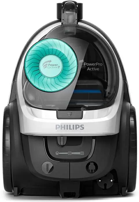 Пылесос для сухой уборки Philips FC9553/09, черный/зеленый