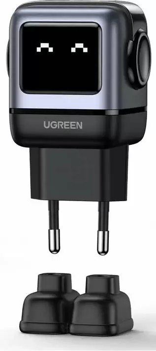 Зарядное устройство Ugreen Robot GaN Tech 65W, черный