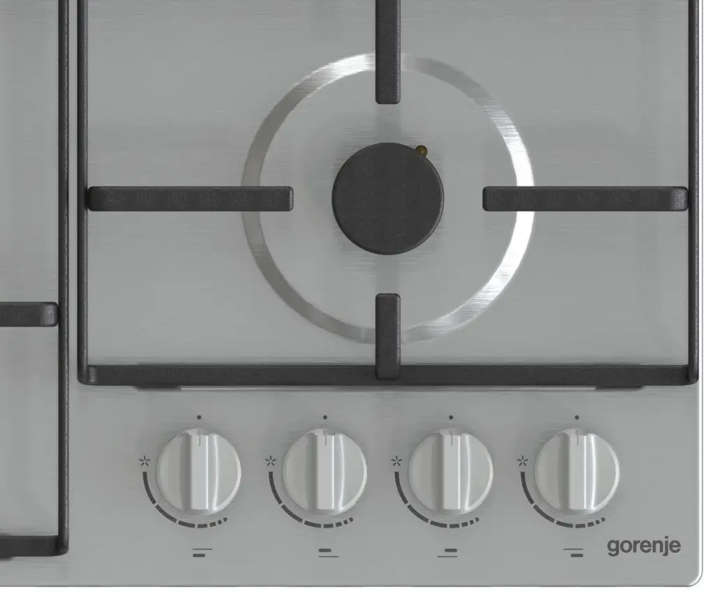 Plită incorporabilă cu gaz Gorenje G 640 EX, inox pe tehnoparc.md Plită incorporabilă cu gaz Gorenje G 640 EX, inox
