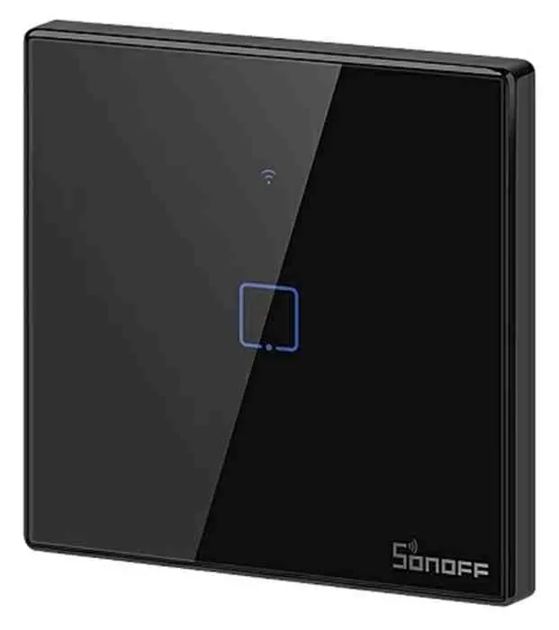 Умный выключатель Sonoff T3EU1C, черный