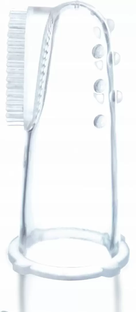 Массажная щетка для десен и первых зубов Akuku A0393, прозрачный