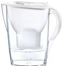 Filtru de apă tip cană Brita Aluna Cool 3, transparent/alb