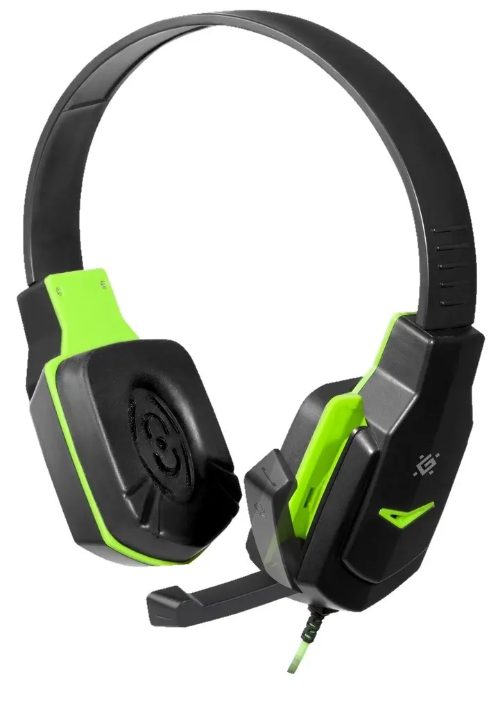 Căşti Defender Warhead G-320, negru/verde