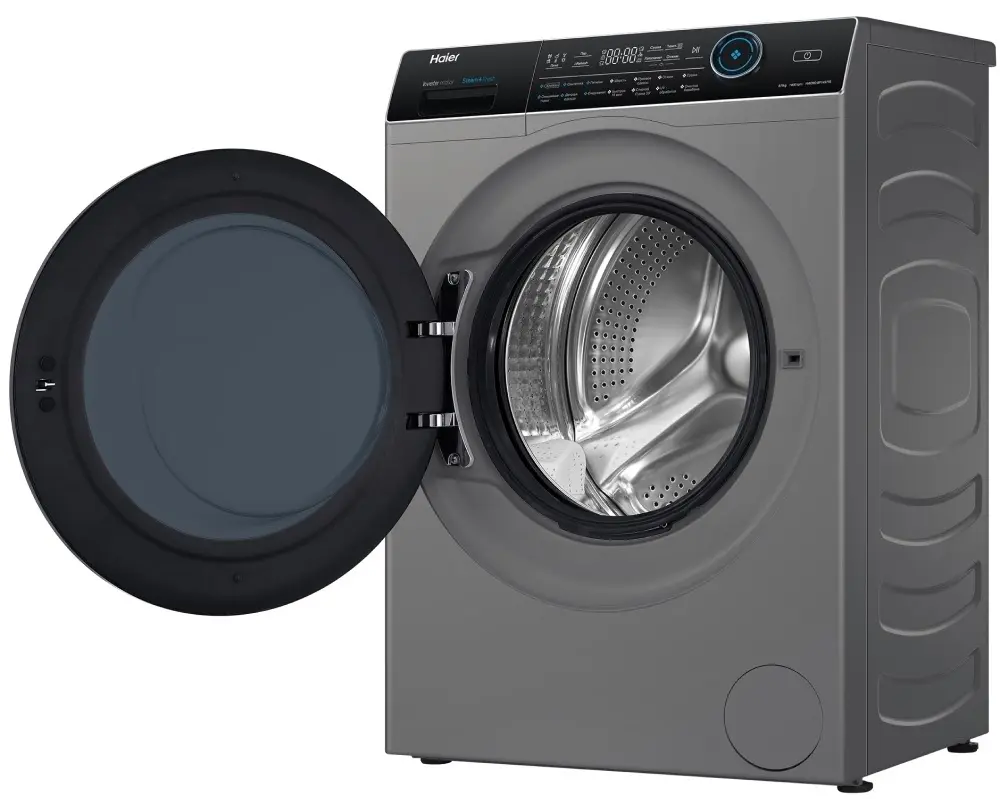 Стиральная машина Haier HWD80-BP14979S, серебристый на tehnoparc.md Стиральная машина Haier HWD80-BP14979S, серебристый