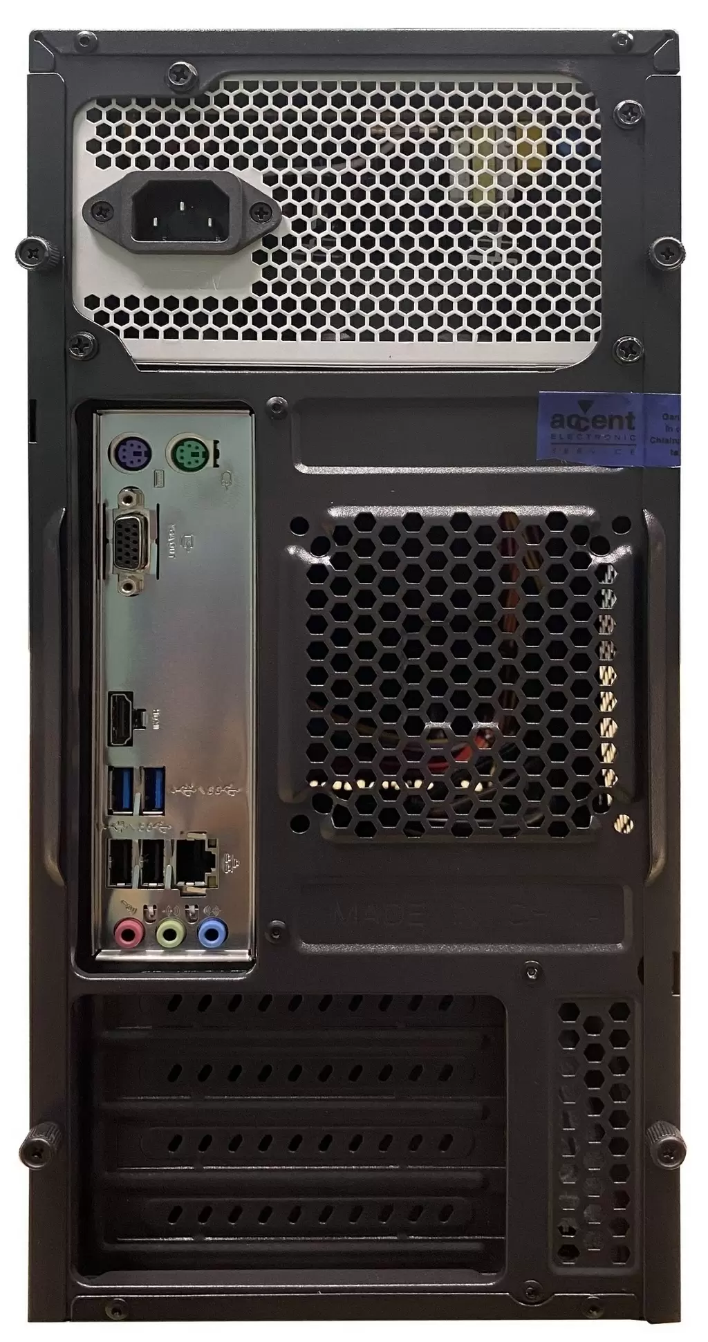Системный блок Atol PC1039MP (Core i3-10100/8ГБ/128ГБ+1ТБ), черный